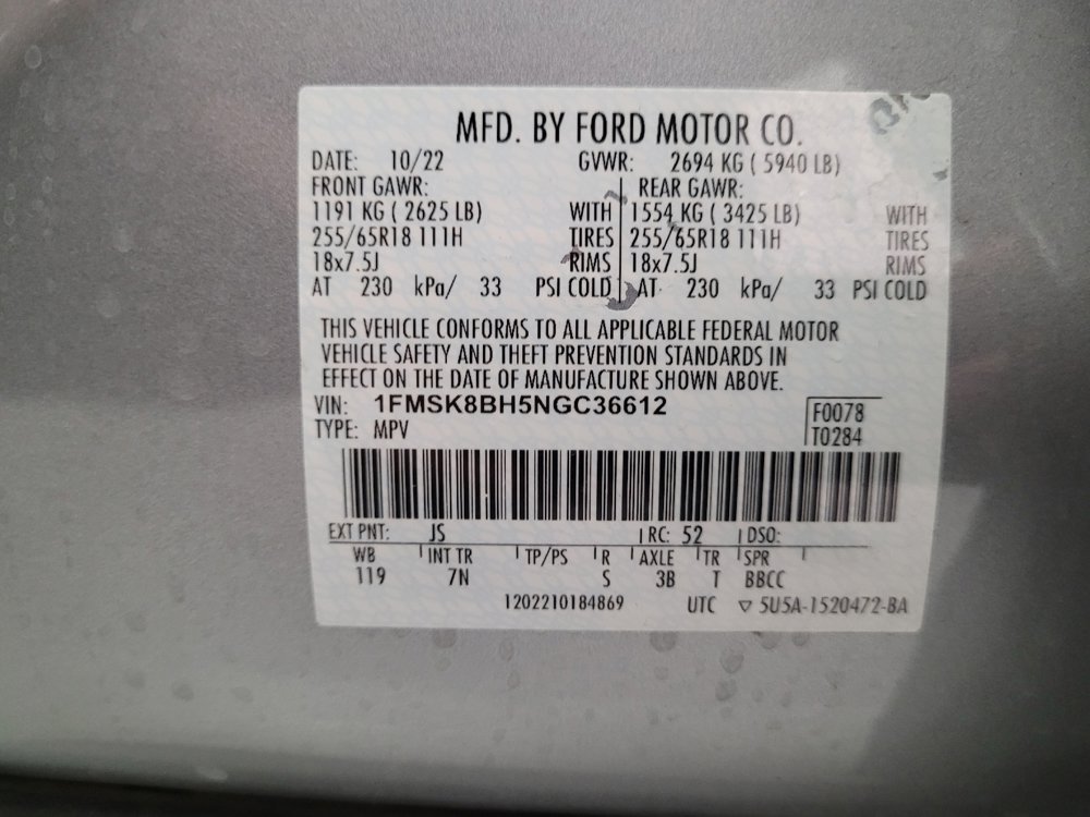Used 2022 Ford Explorer 4WD image 33