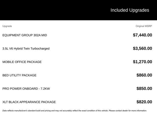 New 2025 Ford F150 XLT w/ Equipment Group 302A MID image 16