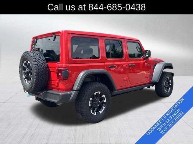 Certified 2025 Jeep Wrangler Unlimited Rubicon 4xe w/ Safety Group AWD/4WD image 5