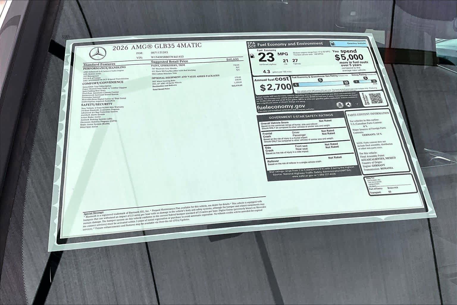 New 2026 Mercedes-Benz GLB 35 AMG 4MATIC image 22