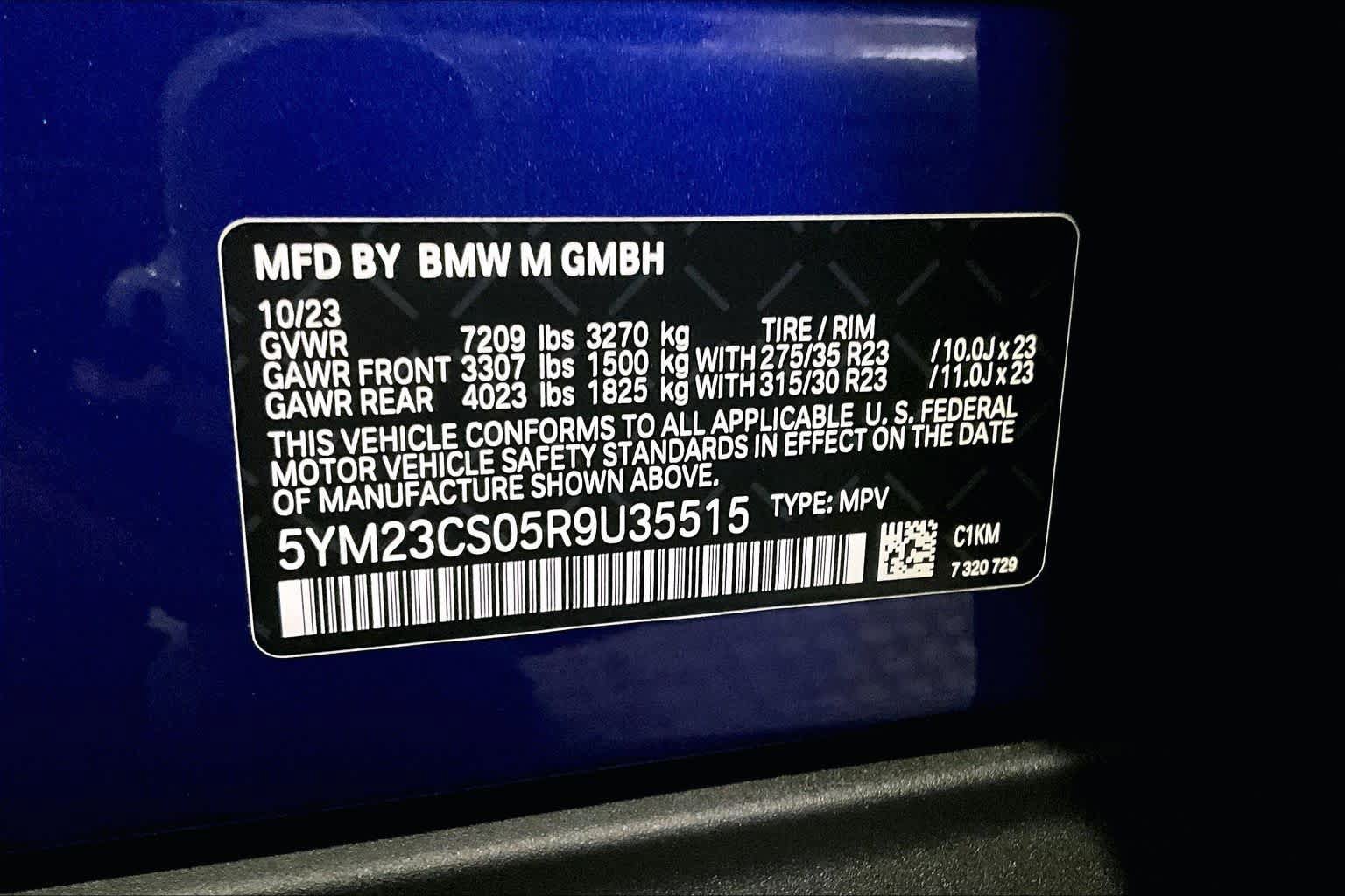 Used 2024 BMW XM AWD/4WD image 32