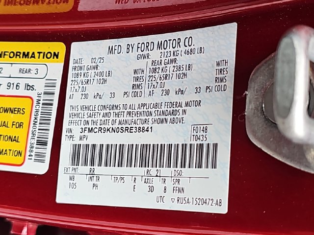 Certified 2025 Ford Bronco Sport Free Wheeling w/ Convenience Package AWD/4WD image 36