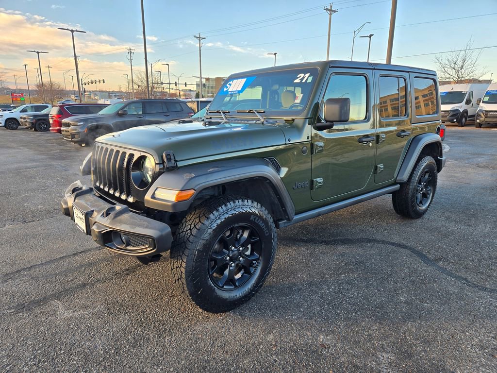 Used 2021 Jeep Wrangler Unlimited Willys image 8