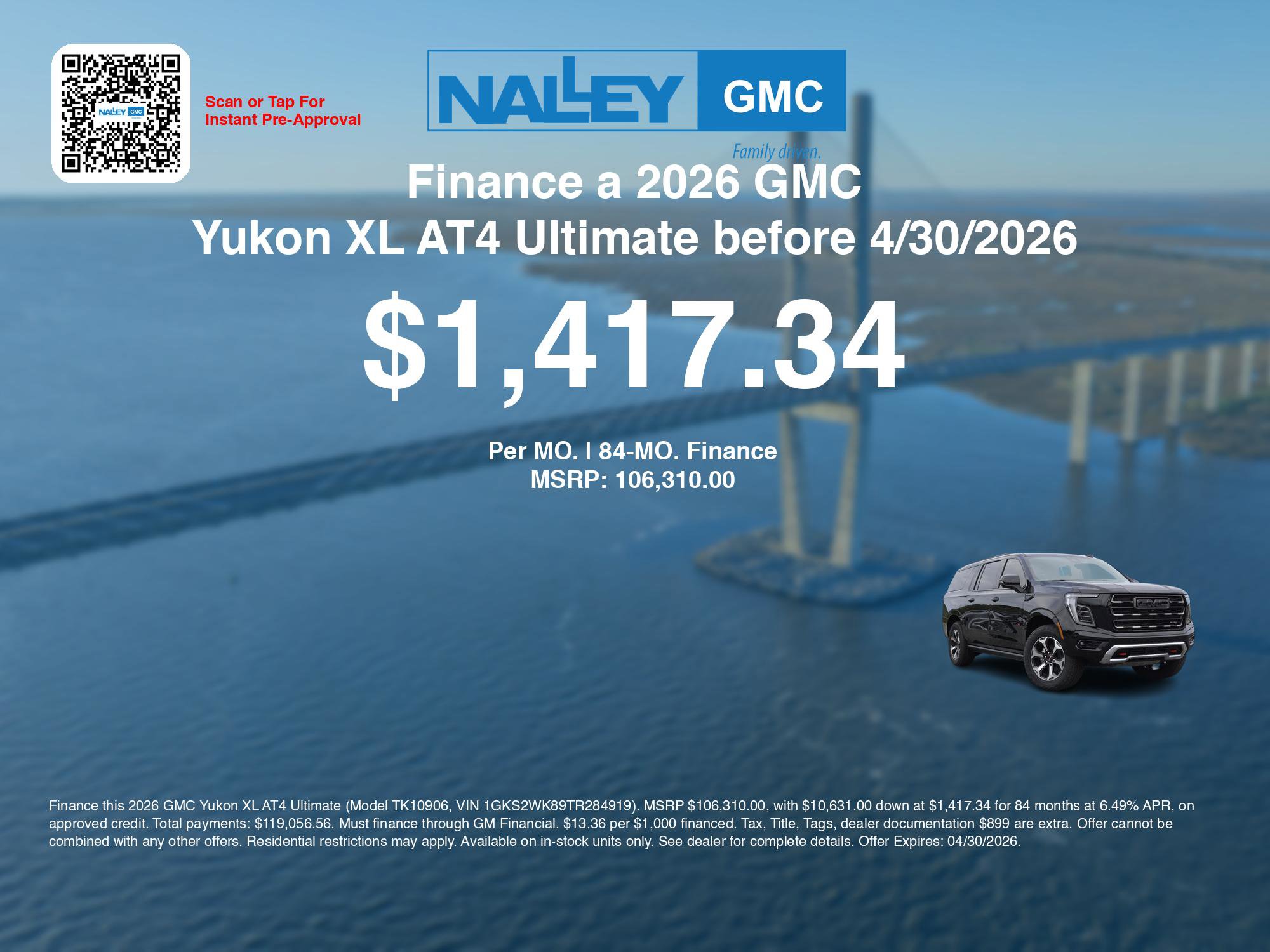 New 2026 GMC Yukon XL AT4 Ultimate image 7