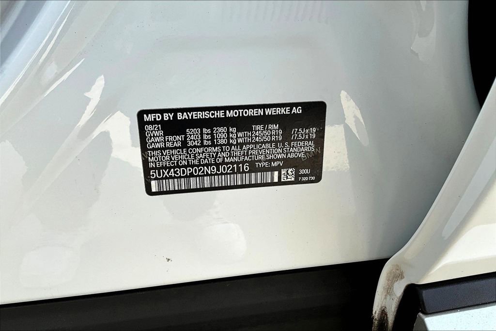 Used 2022 BMW X3 sDrive30i w/ Convenience Package image 45