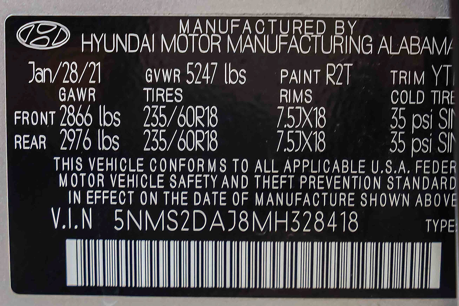 Used 2021 Hyundai Santa Fe SEL w/ Cargo Package AWD/4WD image 27