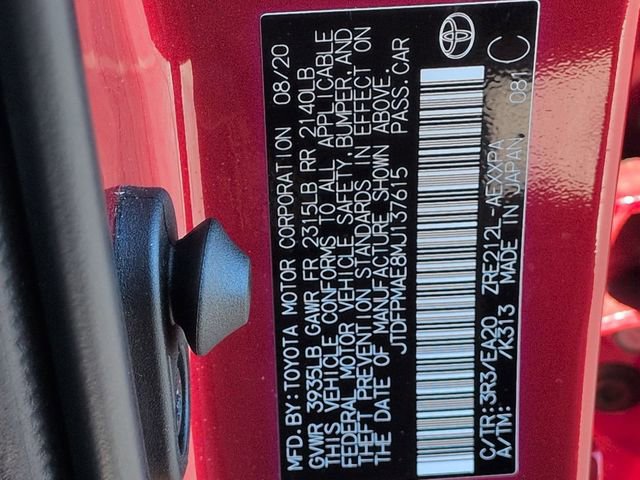 Certified 2021 Toyota Corolla XLE image 34