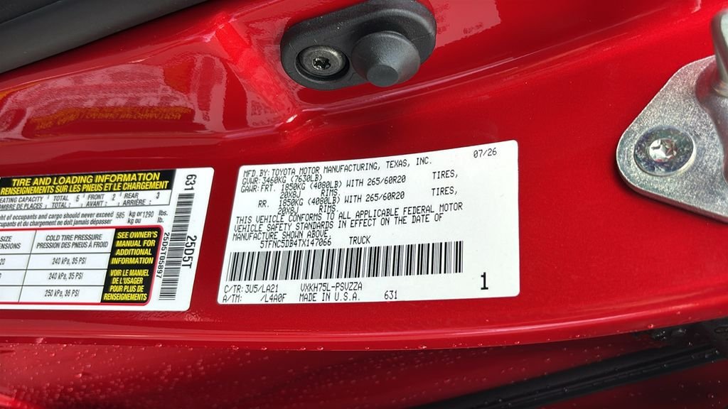 New 2026 Toyota Tundra Platinum AWD/4WD image 34