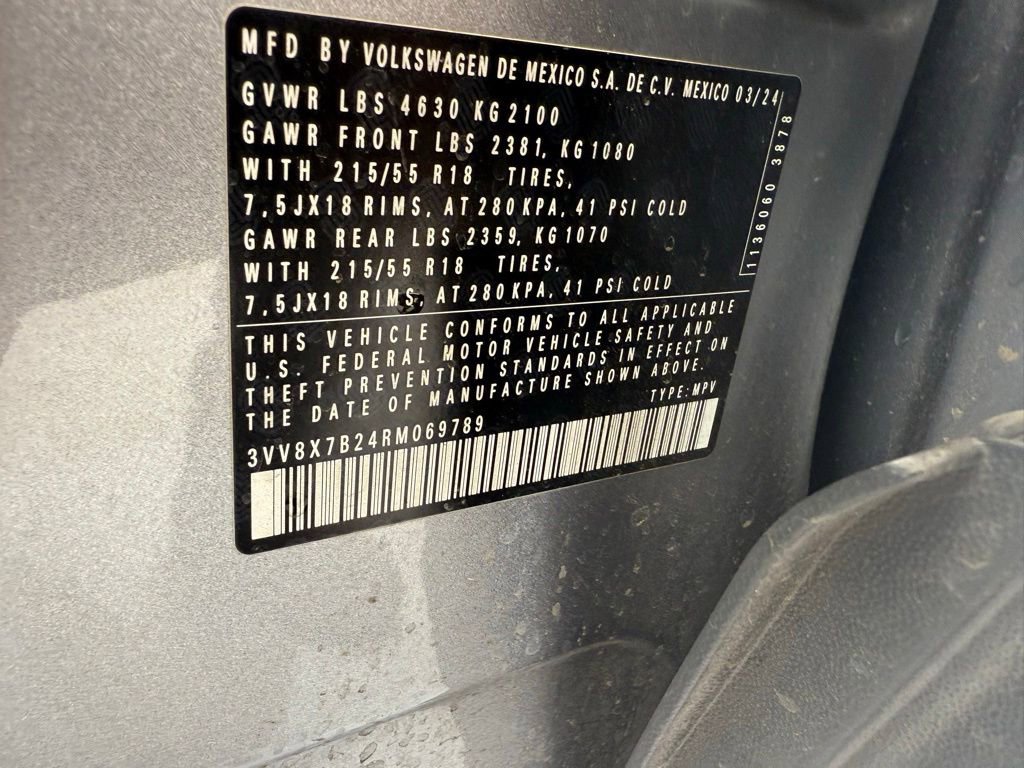 Used 2024 Volkswagen Taos S AWD/4WD image 15