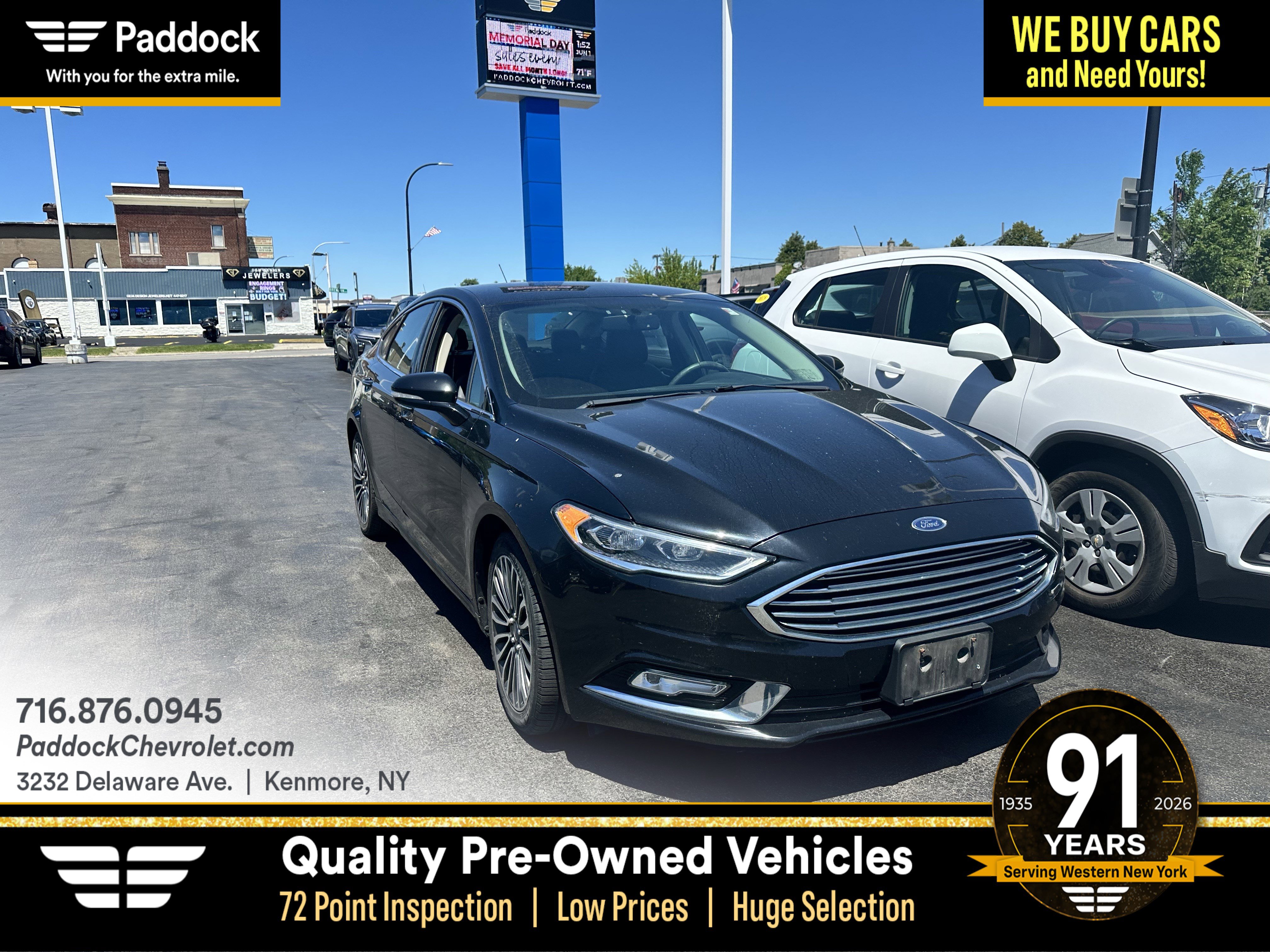 Used 2017 Ford Fusion SE w/ Fusion SE Technology Package AWD/4WD image 1