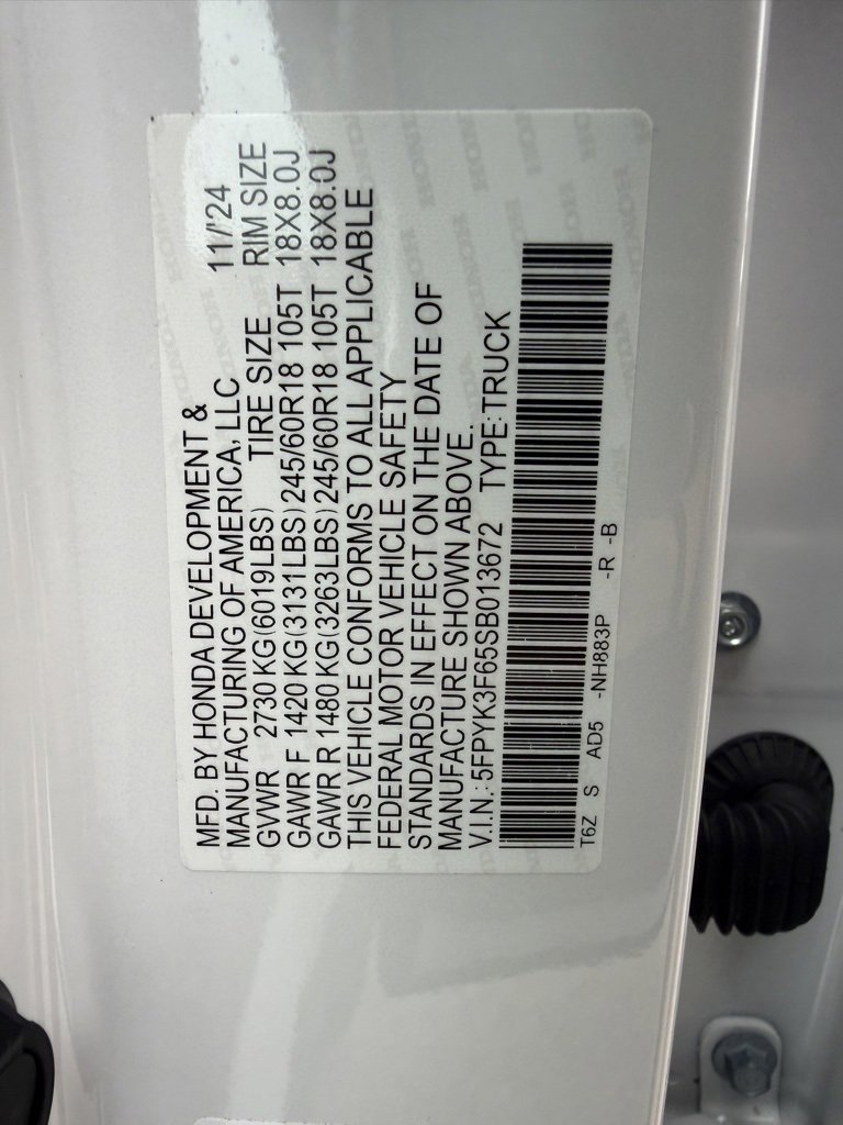 Certified 2025 Honda Ridgeline TrailSport image 31