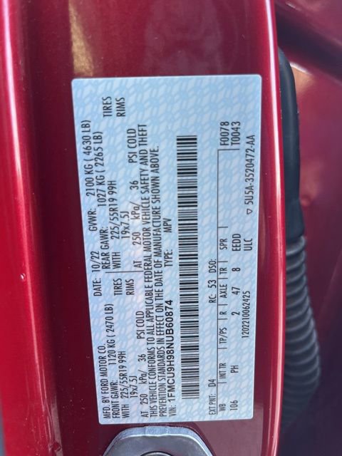 Used 2022 Ford Escape SEL w/ SEL Stealth AWD Package image 31