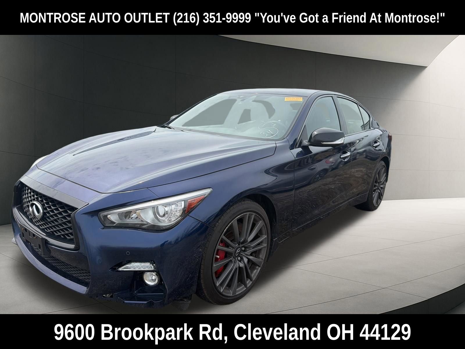 Used 2021 INFINITI Q50 Red Sport 400 AWD/4WD image 10