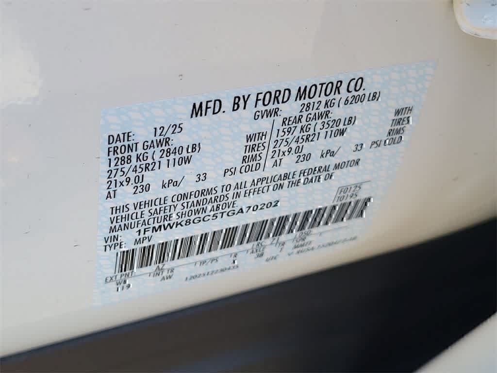 New 2026 Ford Explorer ST w/ Sun And Sound Package AWD/4WD image 14