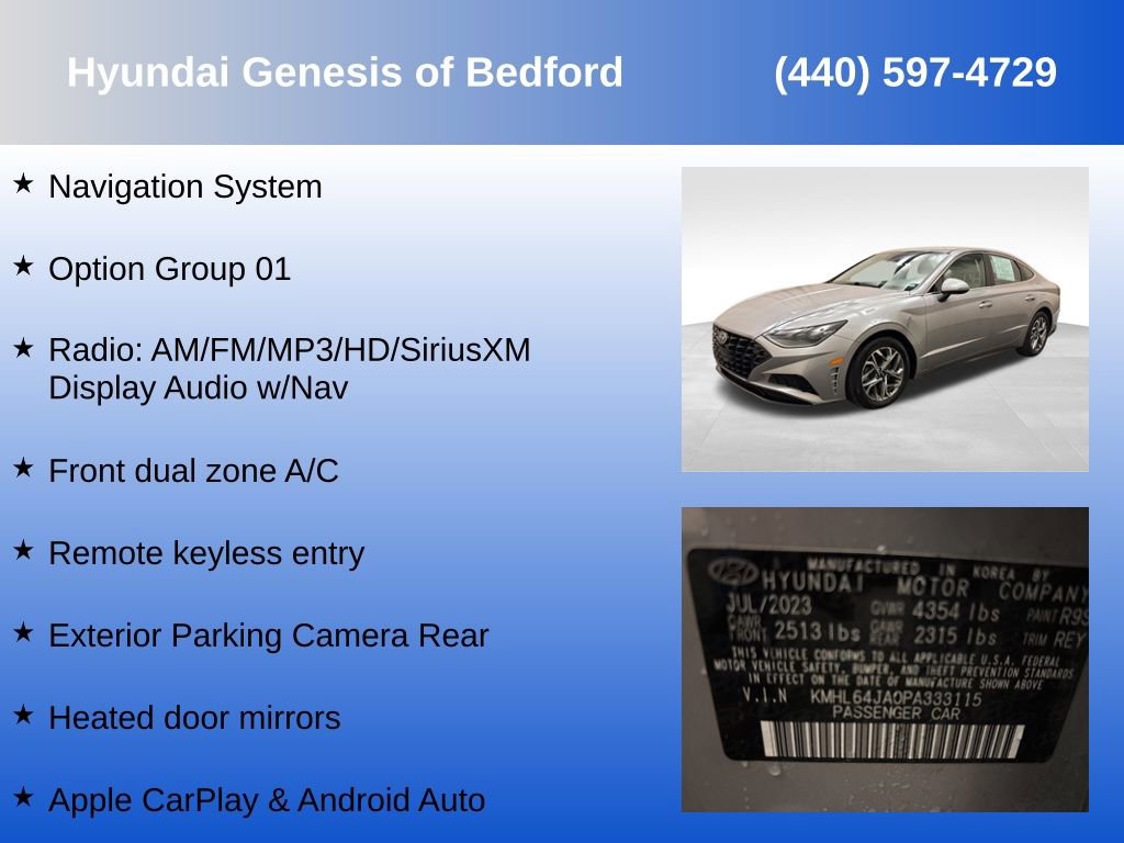 Used 2023 Hyundai Sonata SEL FWD image 7