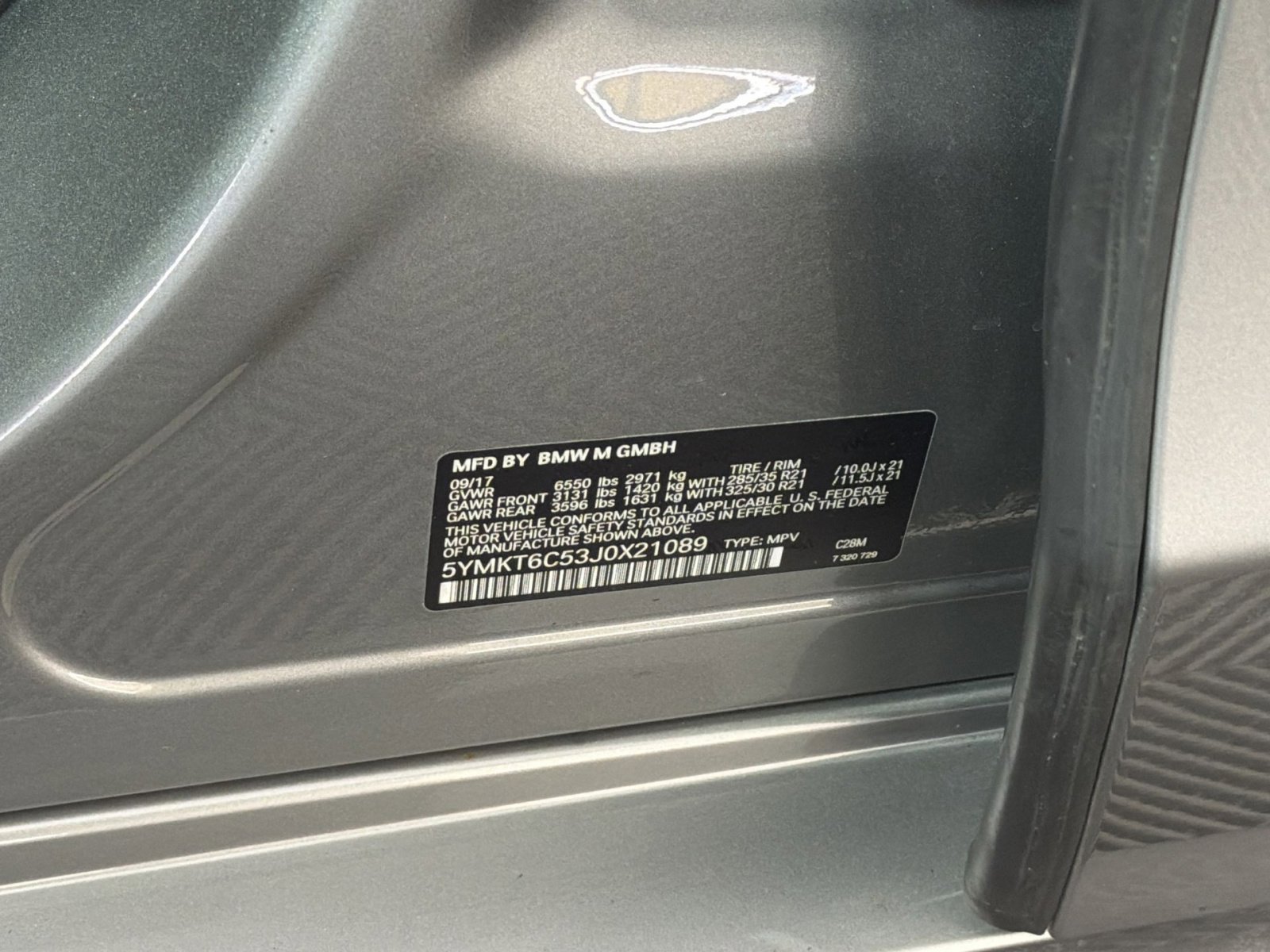 Used 2018 BMW X5 M Base image 29