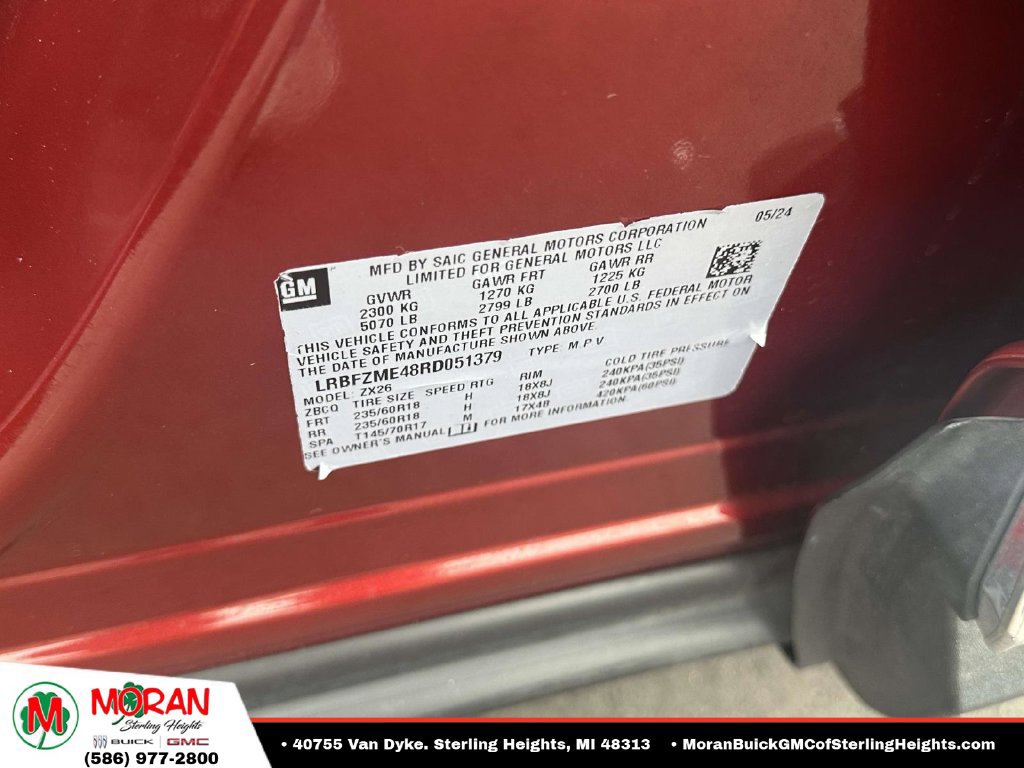 Certified 2024 Buick Envision Preferred AWD/4WD image 33
