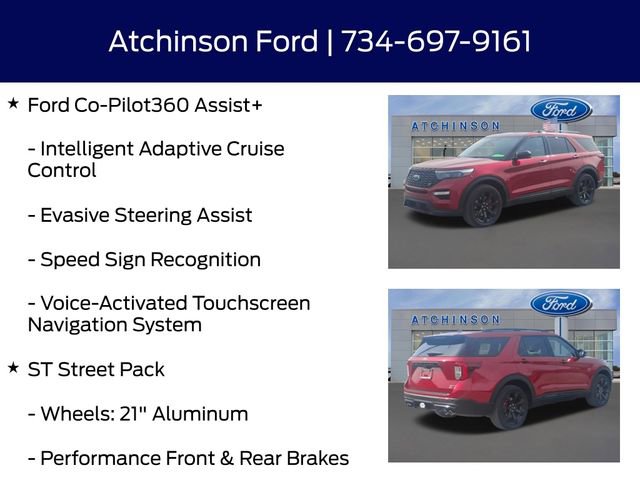 Certified 2023 Ford Explorer ST w/ Equipment Group 401A AWD/4WD image 17