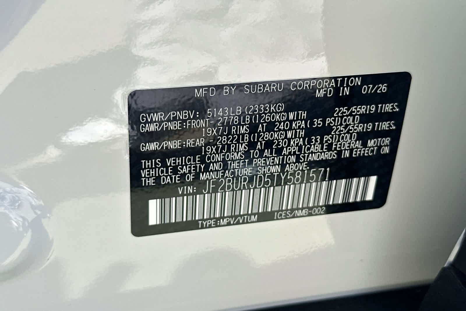 New 2026 Subaru Outback Touring XT AWD/4WD image 35