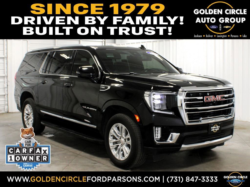 Used 2023 GMC Yukon XL SLT w/ SLT Luxury Package RWD image 1