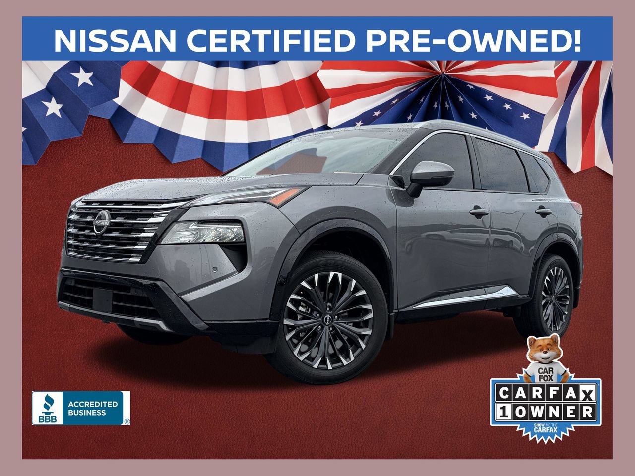 Certified 2026 Nissan Rogue Platinum w/ Platinum Premium Package AWD/4WD 360° Tour
