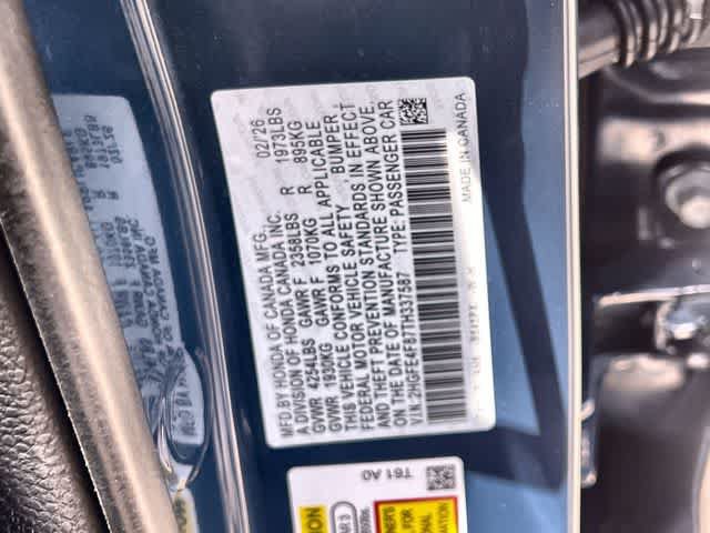 Certified 2026 Honda Civic Sport image 22