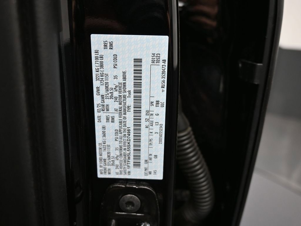 New 2025 Ford F150 Lariat w/ Equipment Group 501A Mid image 19