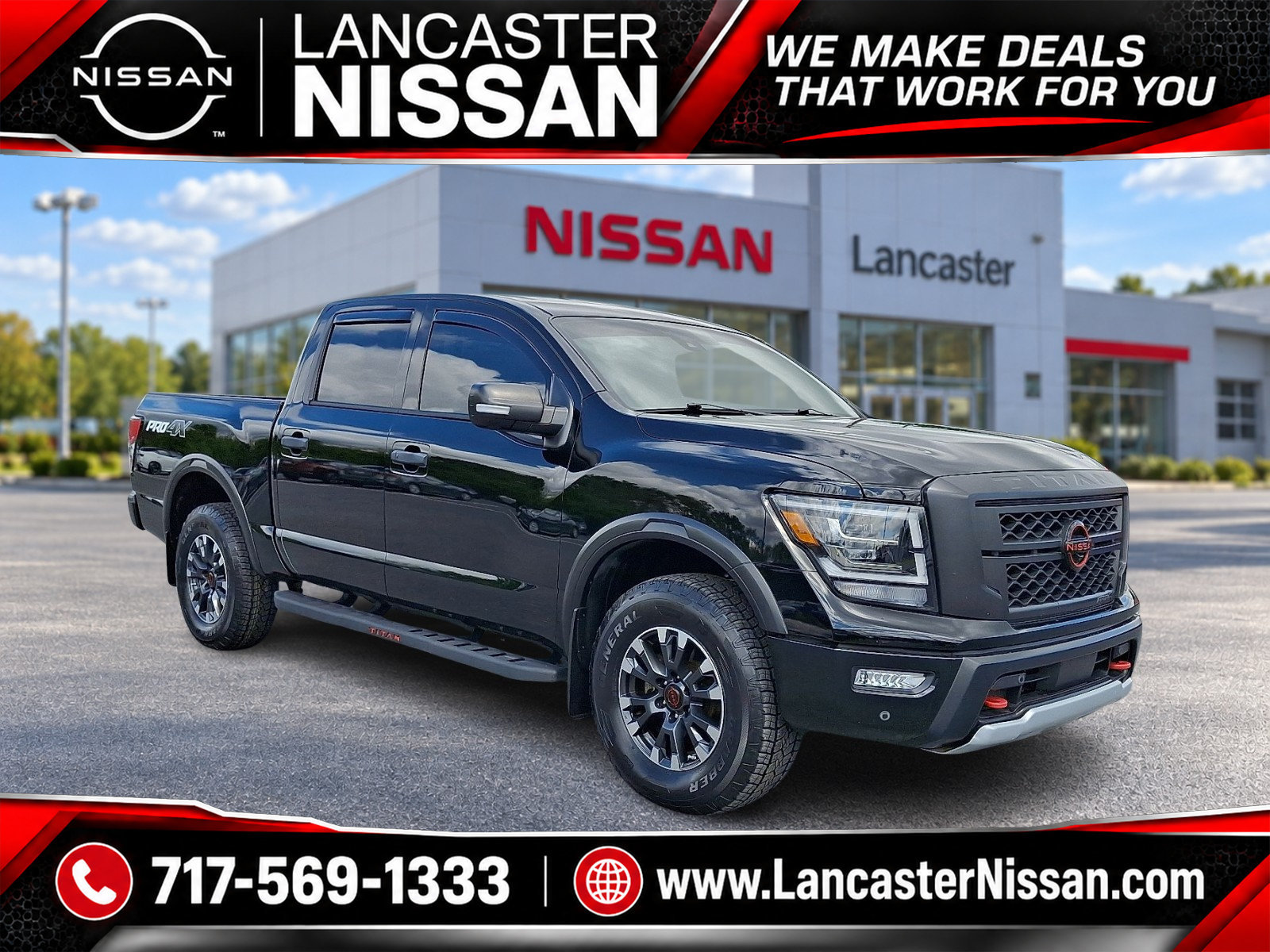 Certified 2023 Nissan Titan PRO-4X w/ Pro-4x Convenience Package AWD/4WD image 1