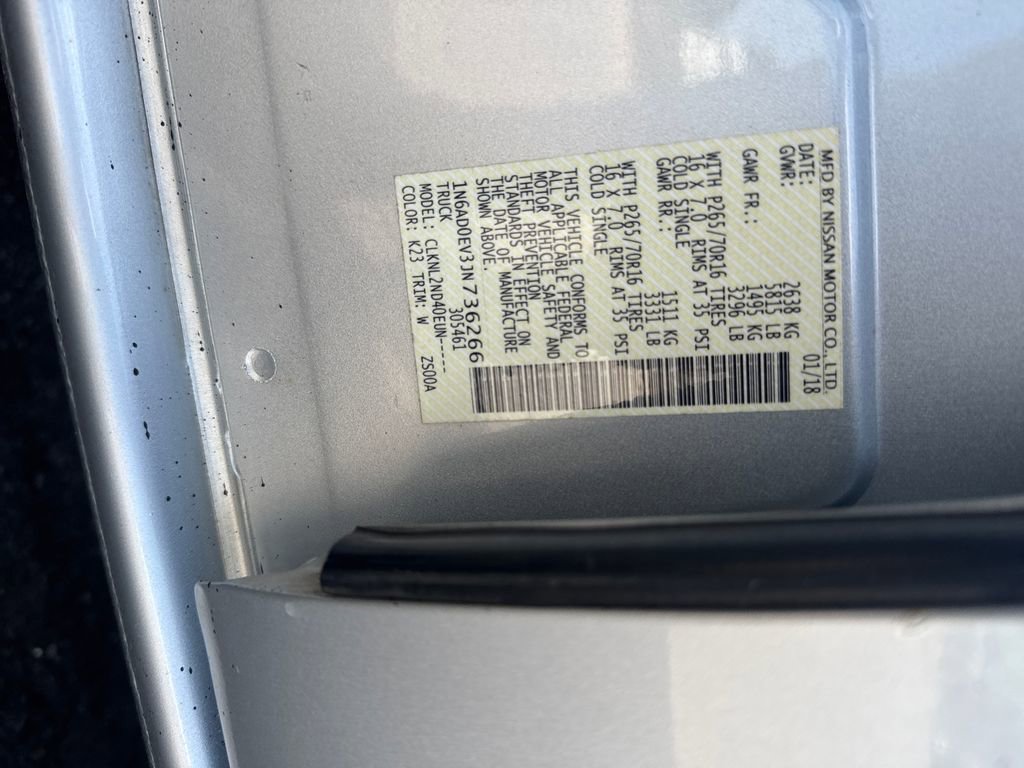 Used 2018 Nissan Frontier SV AWD/4WD image 31