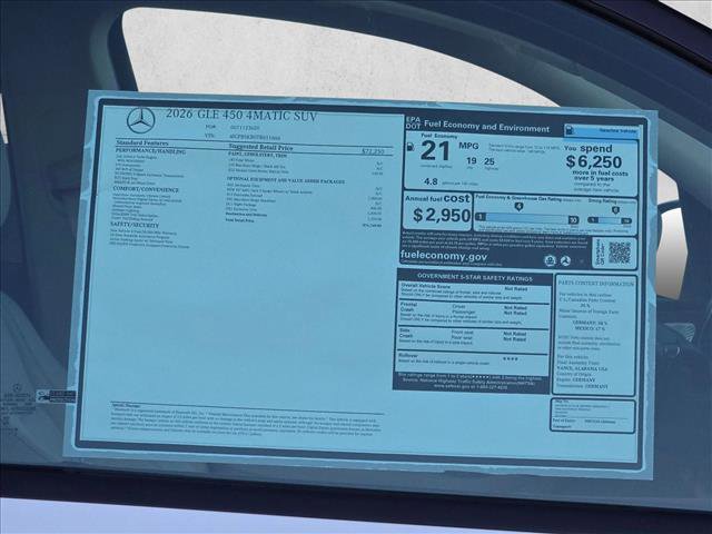 New 2026 Mercedes-Benz GLE 450 4MATIC image 18