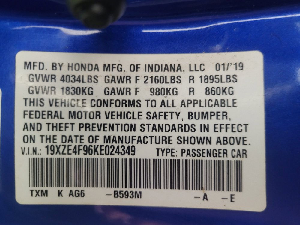 Used 2019 Honda Insight Touring image 33