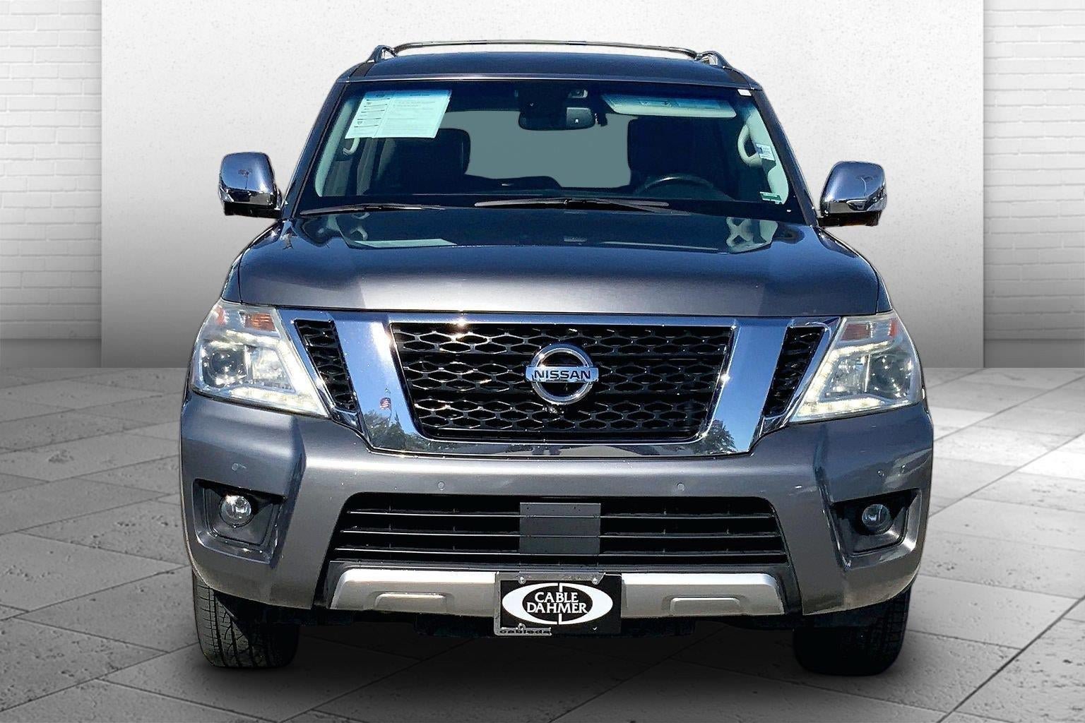 Used 2017 Nissan Armada Platinum w/ Captain Seat Package AWD/4WD image 2