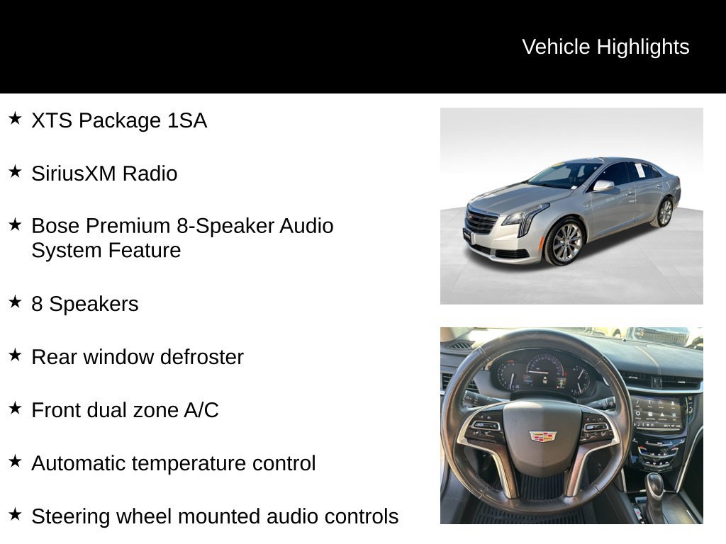 Certified 2019 Cadillac XTS FWD image 9