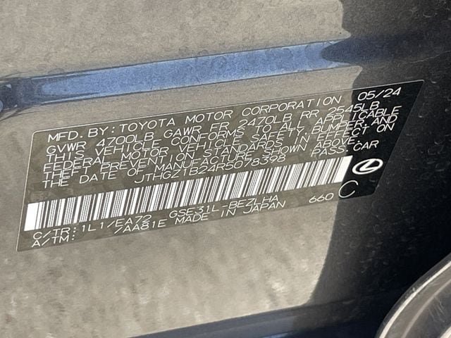 Used 2024 Lexus IS 350 F Sport w/ Memory Package RWD image 30