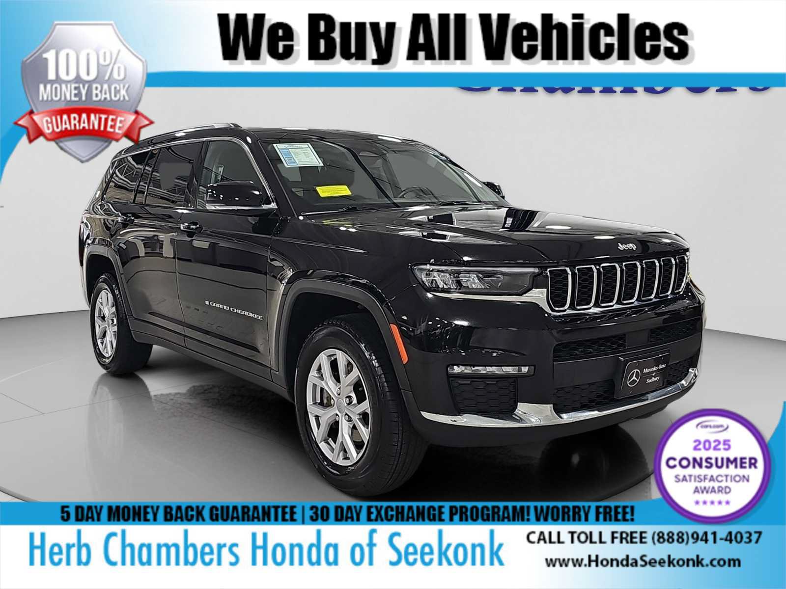 Used 2021 Jeep Grand Cherokee L Limited AWD/4WD image 1