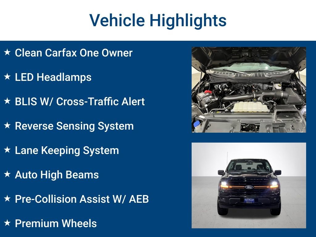 Used 2025 Ford F150 XLT w/ Equipment Group 301A Standard AWD/4WD image 3