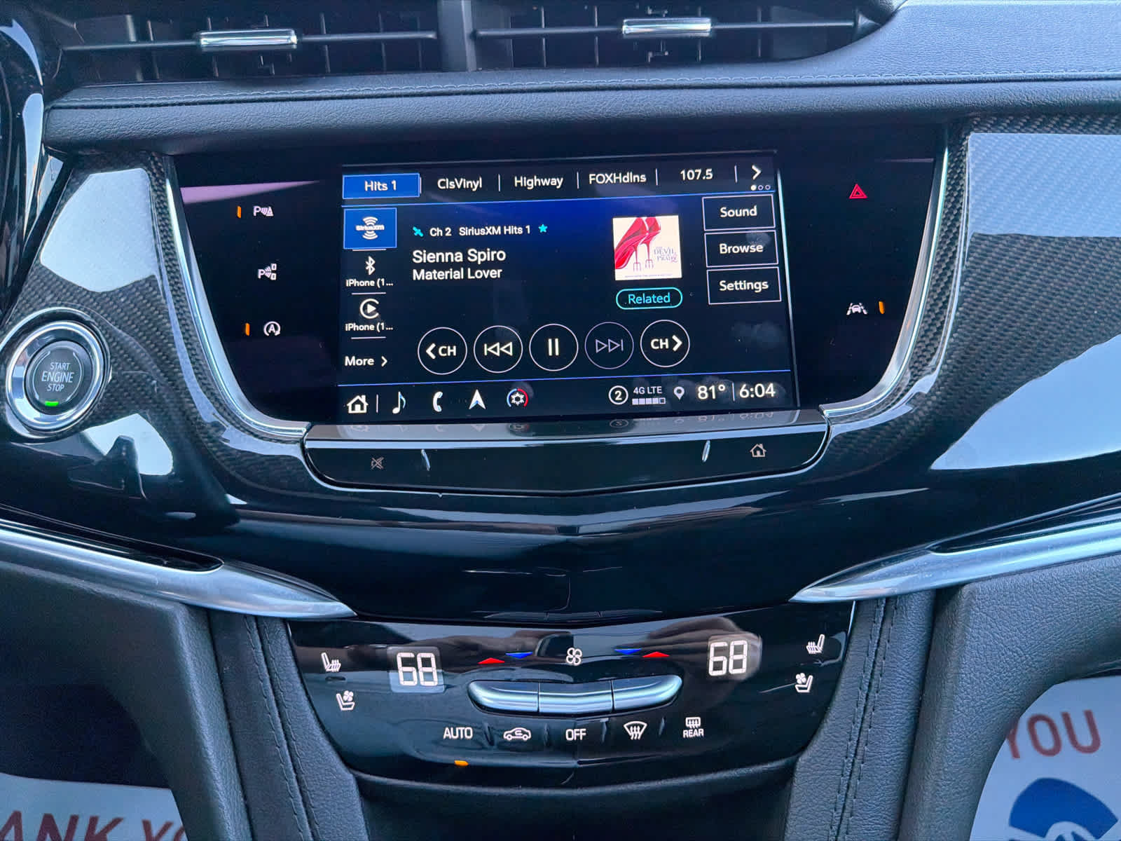 Used 2024 Cadillac XT6 Sport w/ LPO, ONYX Package AWD/4WD image 9