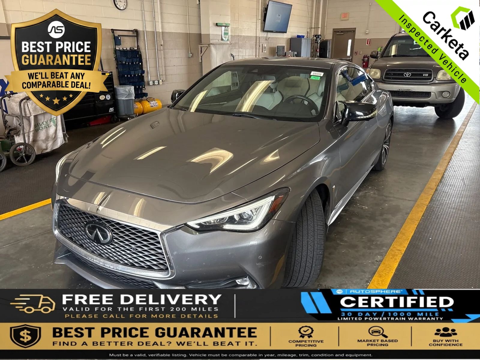 Used 2021 INFINITI Q60 3.0t Luxe w/ Cargo Package
