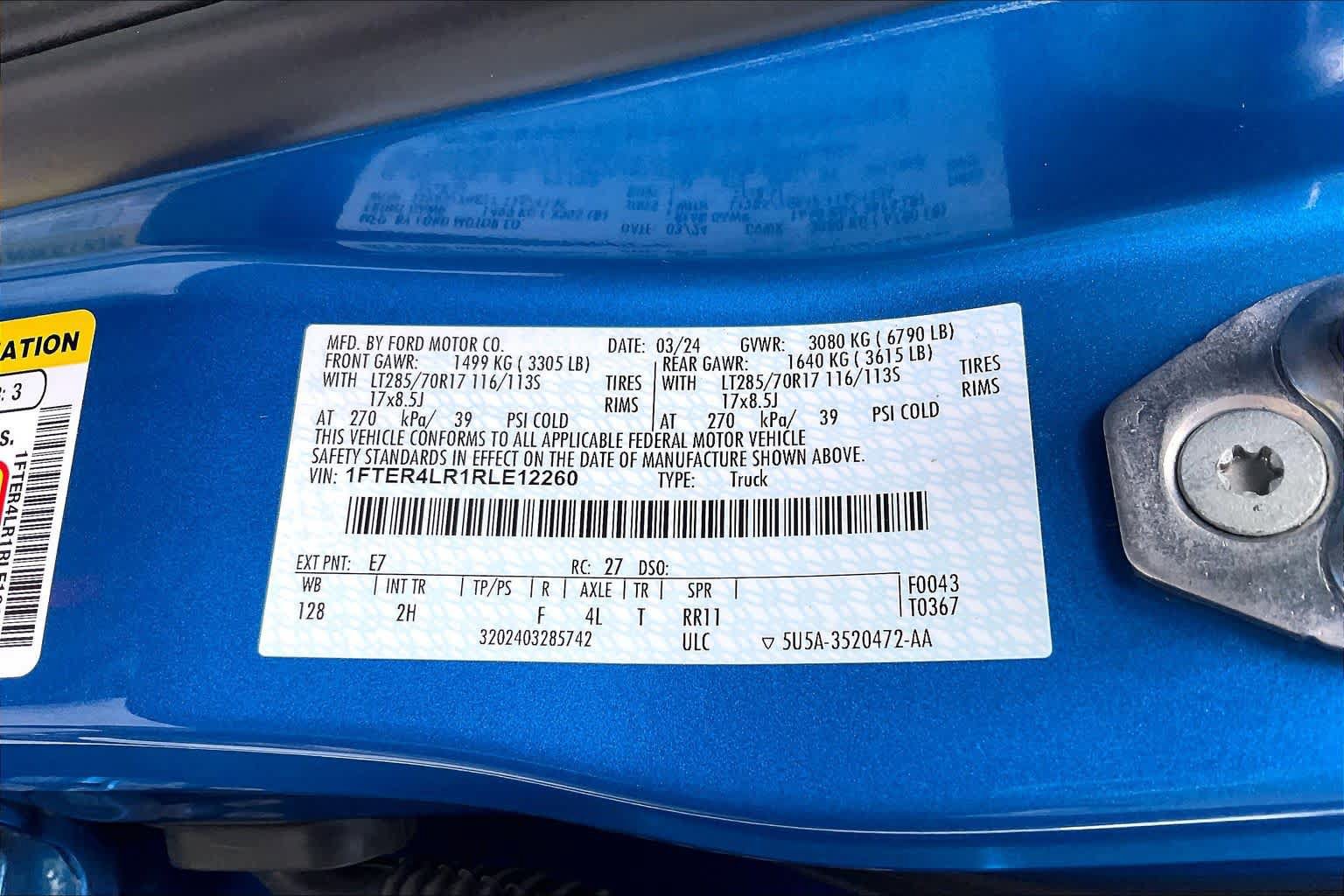 Used 2024 Ford Ranger Raptor AWD/4WD image 37