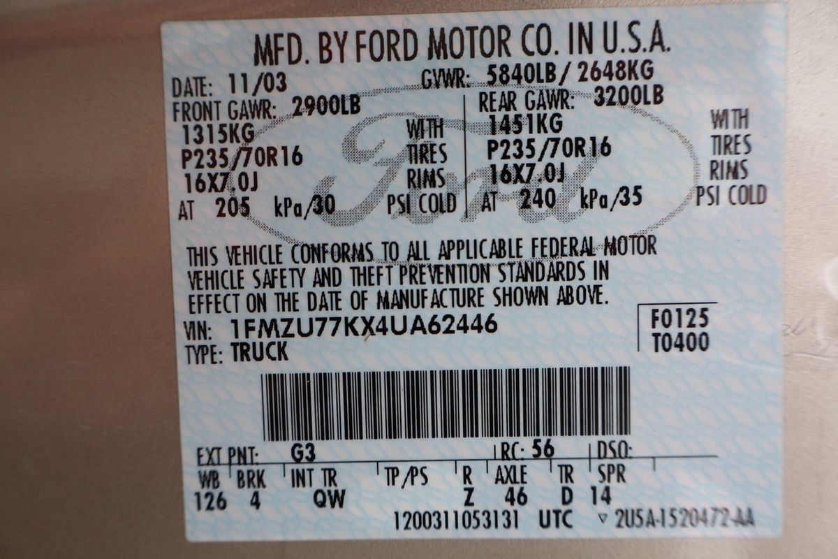 Used 2004 Ford Explorer Sport Trac XLT image 45