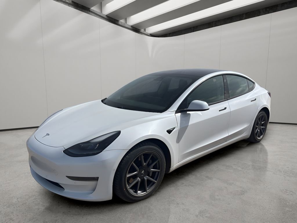 Used 2021 Tesla Model 3 Long Range AWD/4WD image 1