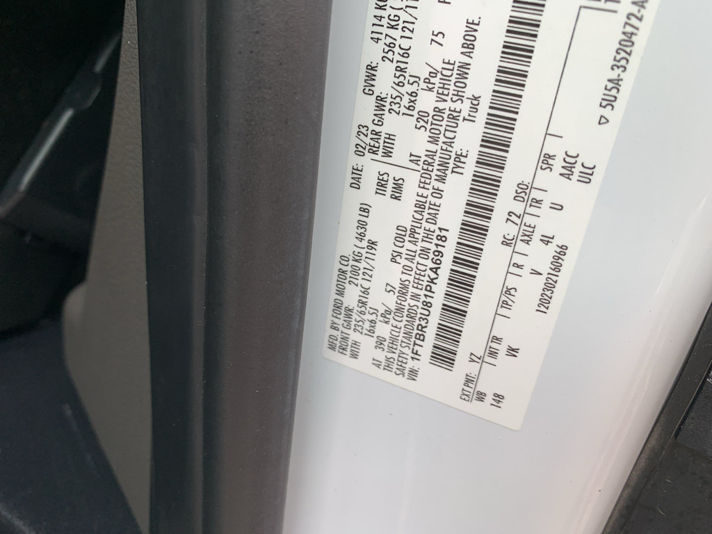 Used 2023 Ford Transit 250 148 High Roof Extended AWD image 9