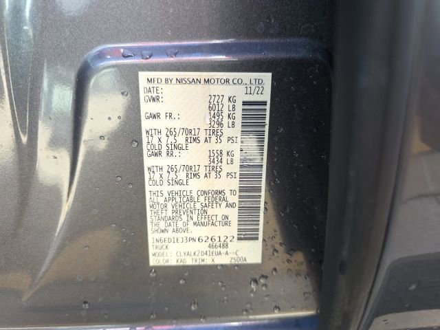 Used 2023 Nissan Frontier Pro-X w/ Technology Package RWD image 29