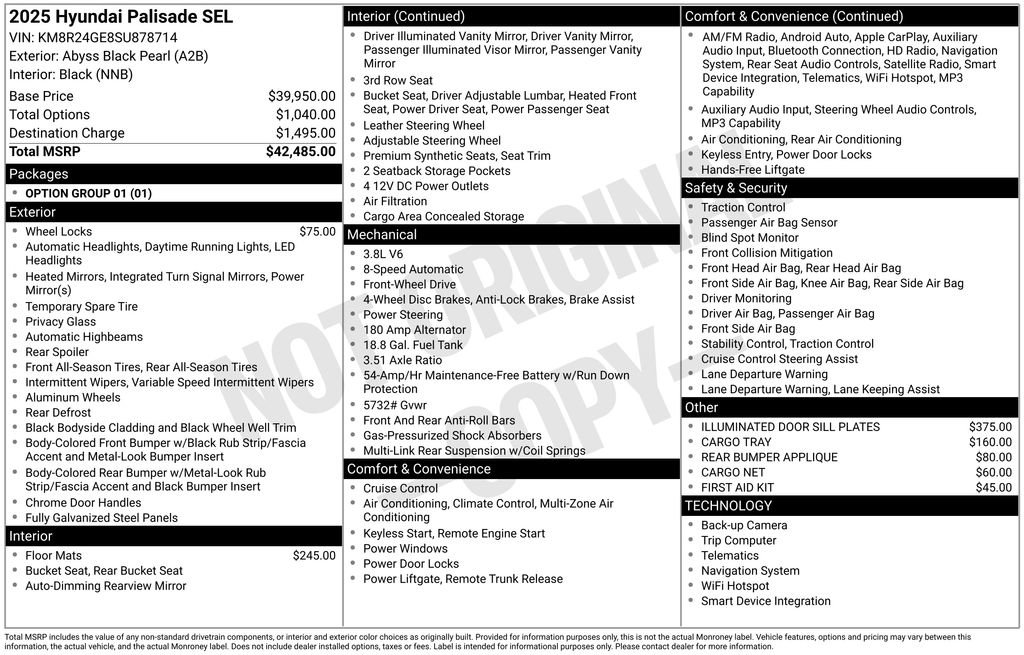 Used 2025 Hyundai Palisade SEL FWD image 35