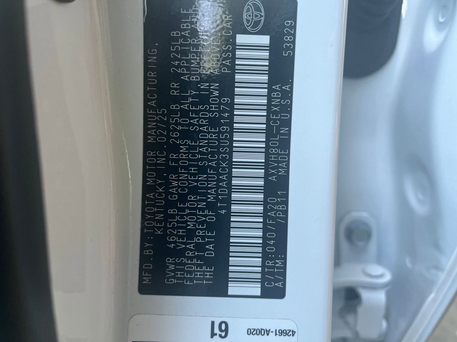 Used 2025 Toyota Camry Hybrid FWD image 28