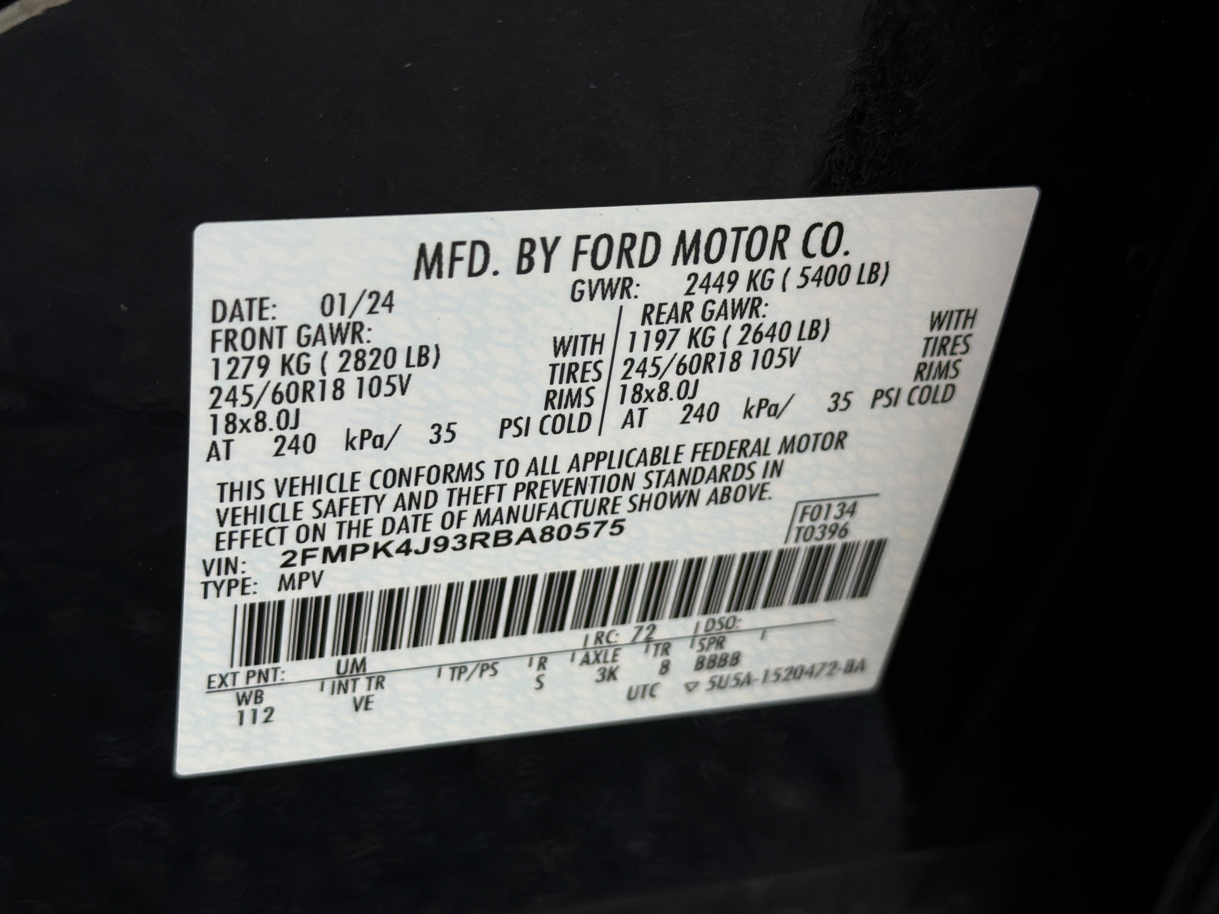 Used 2024 Ford Edge SEL AWD/4WD image 24