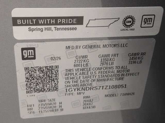 Used 2026 Cadillac XT5 Premium Luxury w/ LPO, ONYX Package AWD/4WD image 30