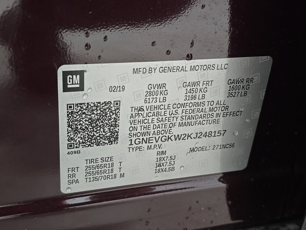Used 2019 Chevrolet Traverse LT AWD/4WD image 16