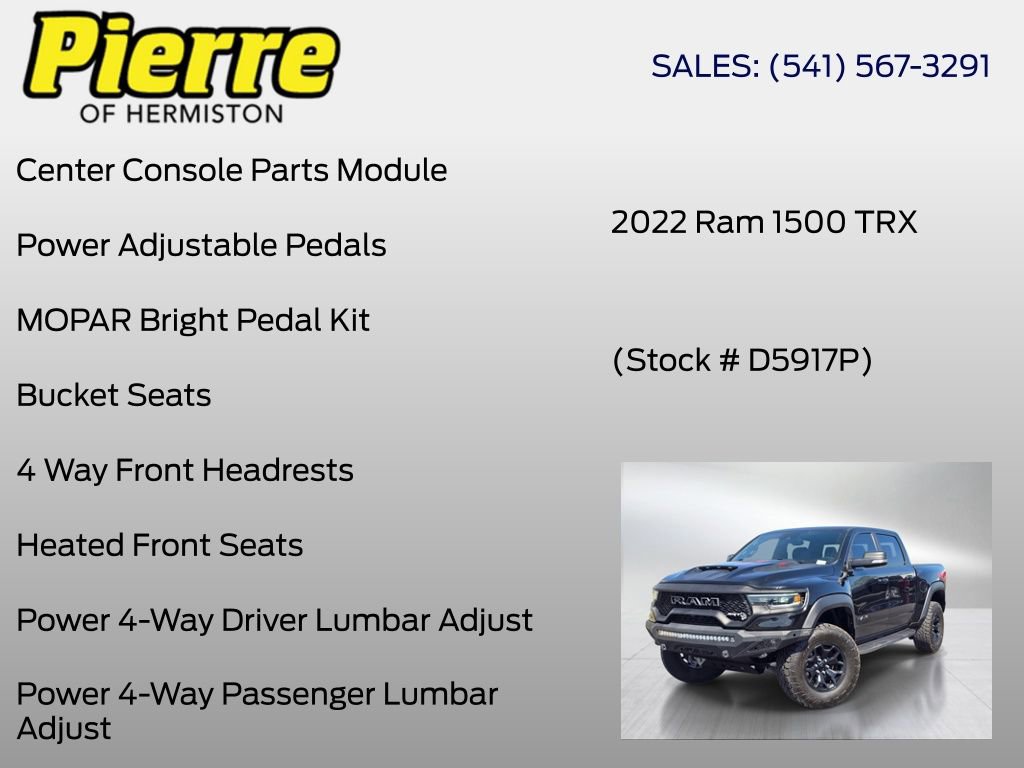 Used 2022 RAM 1500 TRX AWD/4WD image 36
