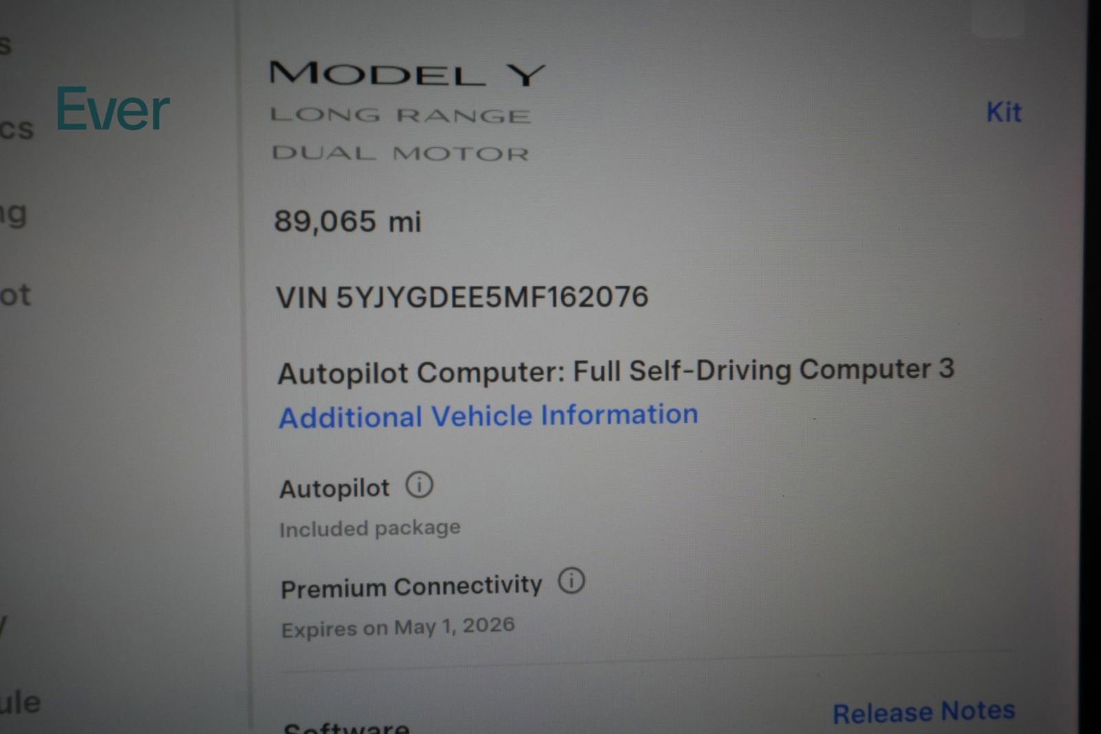 Used 2021 Tesla Model Y Long Range AWD/4WD image 7